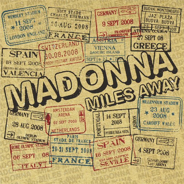 متن آهنگ Miles Away از Madonna کاور آهنگ Miles Away از Madonna