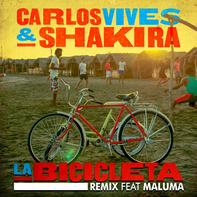 متن آهنگ La Bicicleta (feat. Maluma) - Remix از Shakira کاور آهنگ La Bicicleta (feat. Maluma) - Remix از Shakira