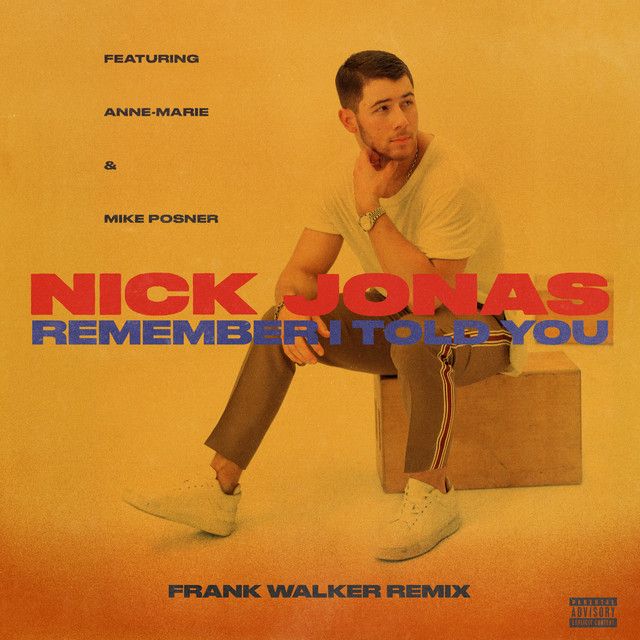 متن آهنگ Remember I Told You - Frank Walker Remix از Anne-Ma کاور آهنگ Remember I Told You - Frank Walker Remix از Anne-Marie