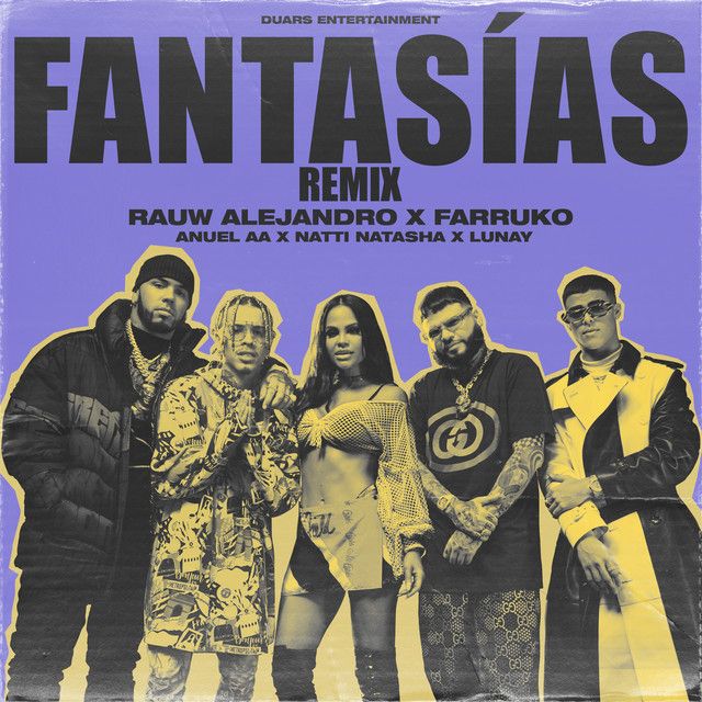 کاور آهنگ Fantasias - Remix از Natti Natasha