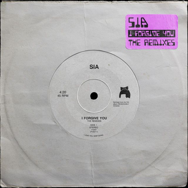 کاور آهنگ I Forgive You - (Chromeo Remix) [radio edit] از Sia