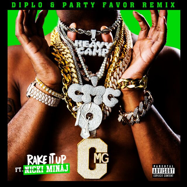 متن آهنگ Rake It Up - Diplo & Party Favor Remix از Nicki Min کاور آهنگ Rake It Up - Diplo & Party Favor Remix از Nicki Minaj