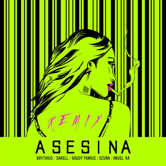 متن آهنگ Asesina - Remix از Daddy Yankee کاور آهنگ Asesina - Remix از Daddy Yankee