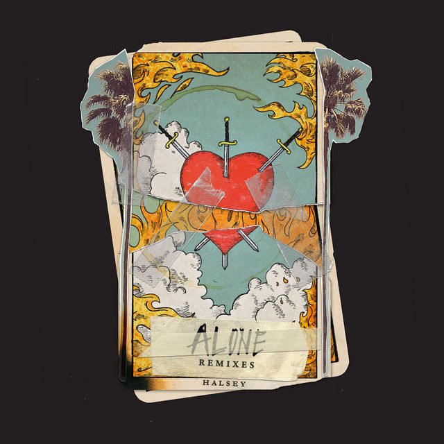 متن آهنگ Alone - CID Remix از Halsey کاور آهنگ Alone - CID Remix از Halsey
