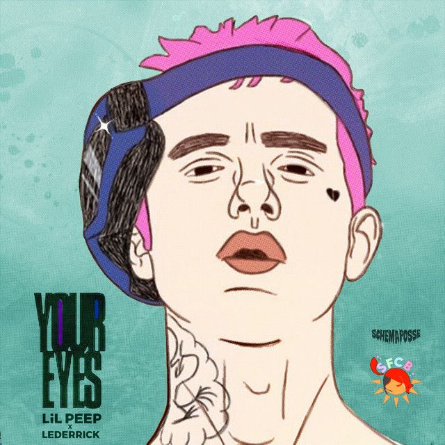 متن آهنگ your eyes از Lil Peep کاور آهنگ your eyes از Lil Peep