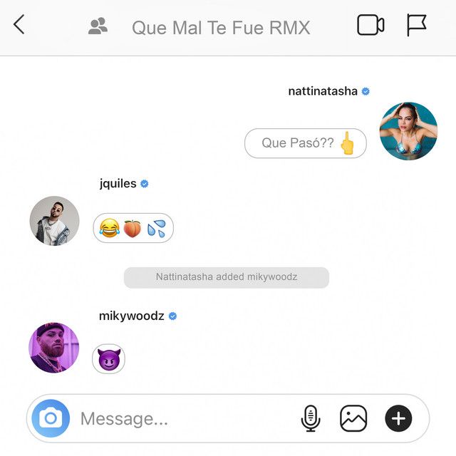 متن آهنگ Qué Mal Te Fue (Remix) از Natti Natasha کاور آهنگ Qué Mal Te Fue (Remix) از Natti Natasha
