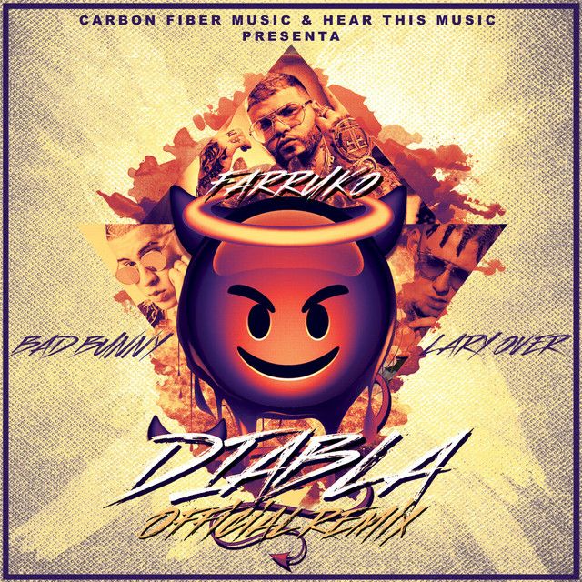 متن آهنگ Diabla - Official Remix از Bad Bunny کاور آهنگ Diabla - Official Remix از Bad Bunny