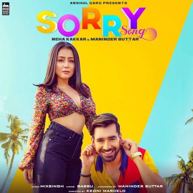 متن آهنگ Sorry Song از Neha Kakkar کاور آهنگ Sorry Song از Neha Kakkar