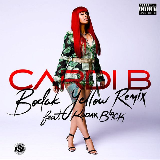 متن آهنگ Bodak Yellow (feat. Kodak Black) از Cardi B کاور آهنگ Bodak Yellow (feat. Kodak Black) از Cardi B
