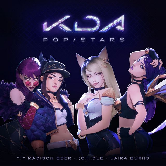 متن آهنگ POP/STARS از i-dle کاور آهنگ POP/STARS از i-dle